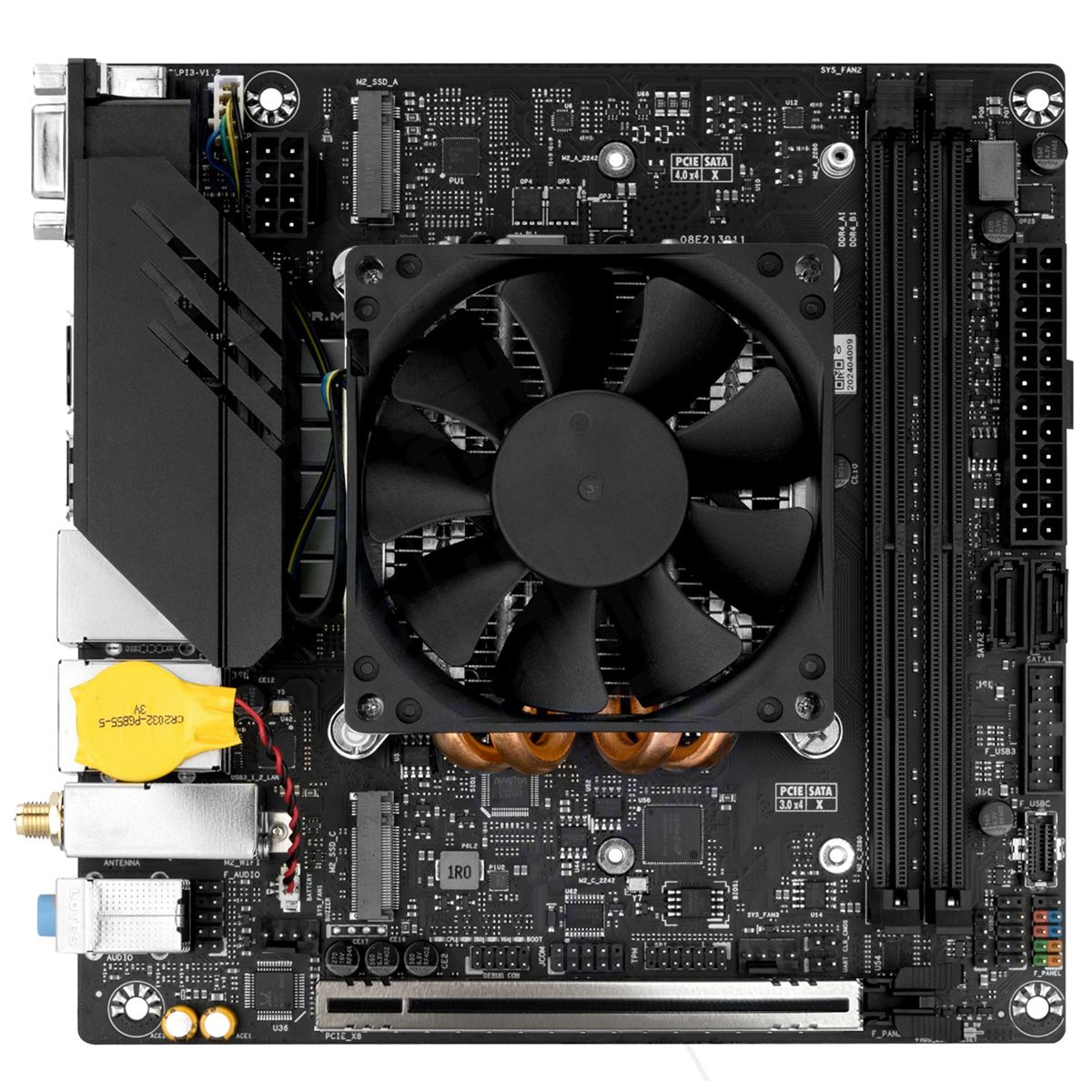 Комплект для ПК Maxsun MoDT 12450H ITX WIFI F, Core i5 12450H, (2xHDMI, DP, VGA), 2xDDR IV, mini-ITX