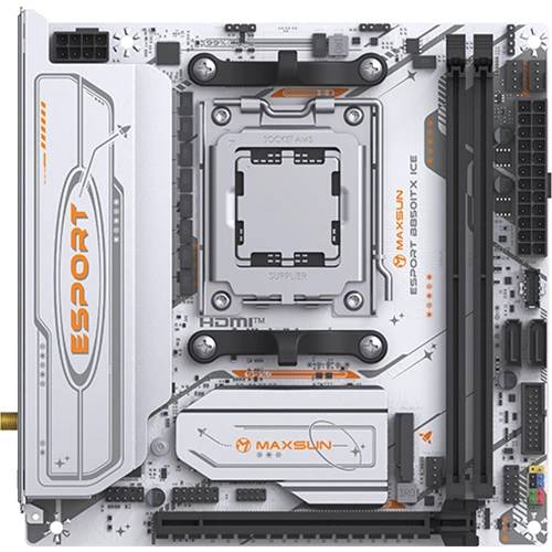 Материнская плата Maxsun MS-eSport B850ITX WIFI ICE, AM5, (HDMI, DP), 2xDDR V, mini-ITX