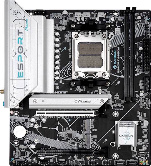 Материнская плата Maxsun MS-eSport B850M WIFI6E, AM5, (HDMI), 2xDDR V, mATX