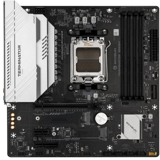 Материнская плата Maxsun Terminator B650M, AM5, (HDMI, DP), 4xDDR V, mATX