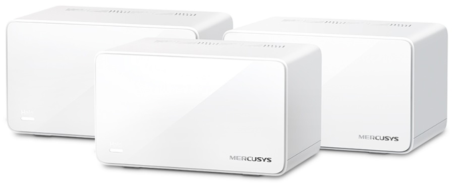 Wi-Fi система Mercusys Halo H90X (3-pack), 2.4/5Ghz, 5952Mbps, 2xLAN 1Gbps, 1xLAN 2.5Gbps
