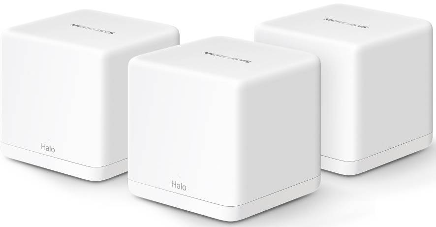 Wi-Fi система Mercusys Halo H60X (3-pack), 2.4/5Ghz, 1501Mbps, 2xLAN 1Gbps