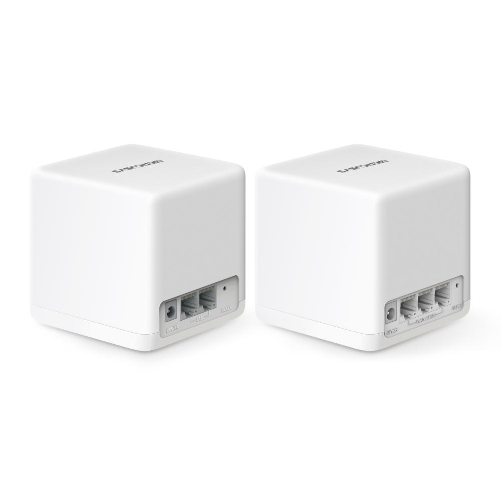 Wi-Fi система Mercusys Halo H60X (2-pack), 2.4/5Ghz, 1501Mbps, 2xLAN 1Gbps