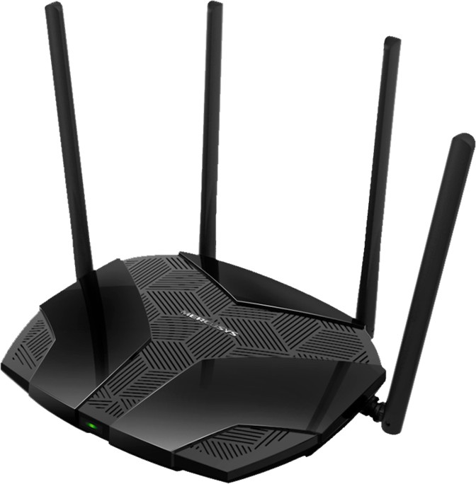 Роутер Wi-Fi Mercusys MR70X, 2.4/5GHz 1800Mbps, 3xLAN 1Gbps