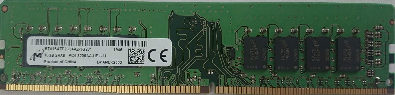 Оперативная память 16Gb Micron MTA16ATF2G64AZ-3G2J1, DDR IV, PC-25600, 3200MHz