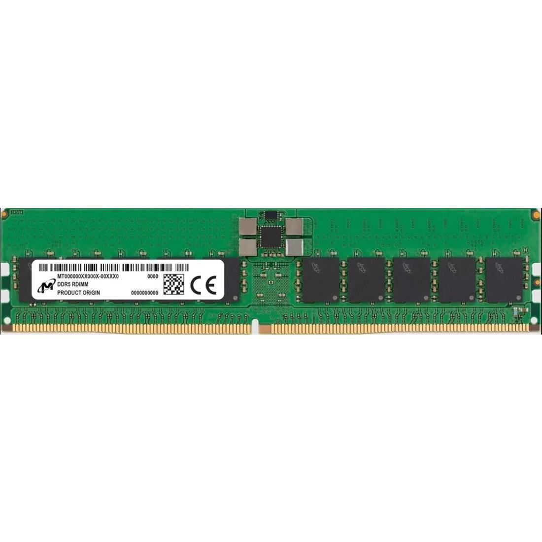 Серверная оперативная память 32Gb Micron (MTC20F1045S1RC48BA2), DDR V, PC-38400, 4800MHz, ECC Reg