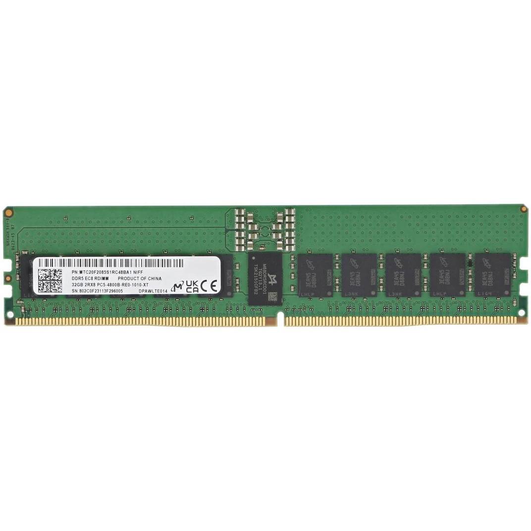 Серверная оперативная память 32Gb Micron MTC20F2085S1RC48BA1, DDR V, PC-38400, 4800MHz, ECC Reg, OEM