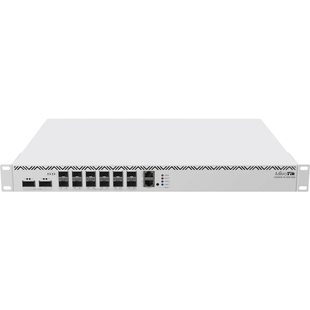 Маршрутизатор MikroTik Cloud Core Router CCR2216-1G-12XS-2XQ 12xSFP28+ 25Gbps, 2xQSFP28 100Gbps, 2xM.2