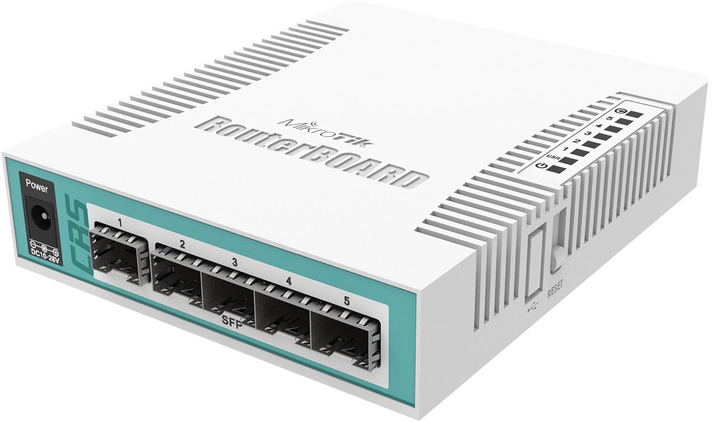 Маршрутизатор Mikrotik CRS106-1C-5S, 6xSFP