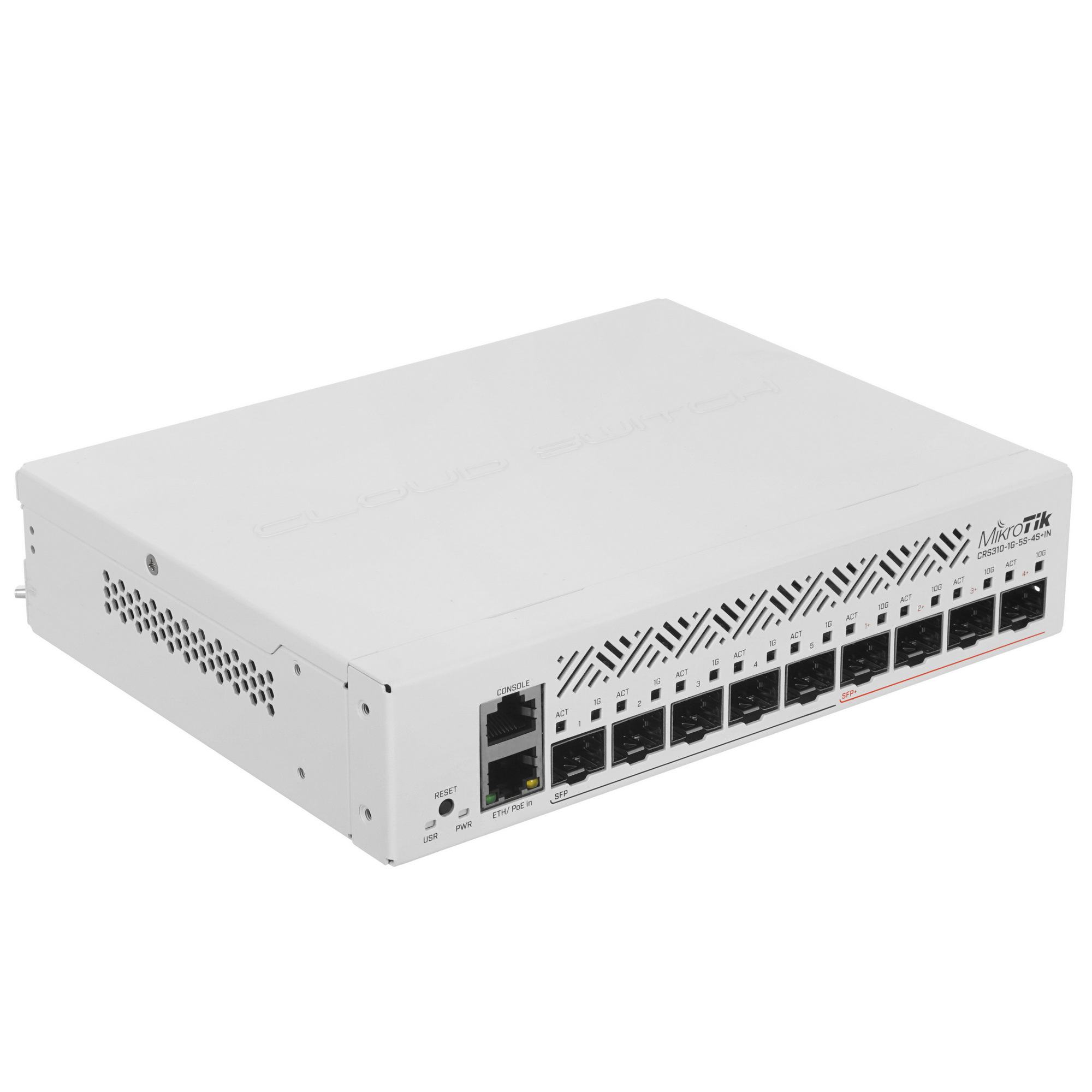 Коммутатор MikroTik CRS310-1G-5S-4S+IN, 1xLAN 1Gbps, 5xSFP, 4xSFP+