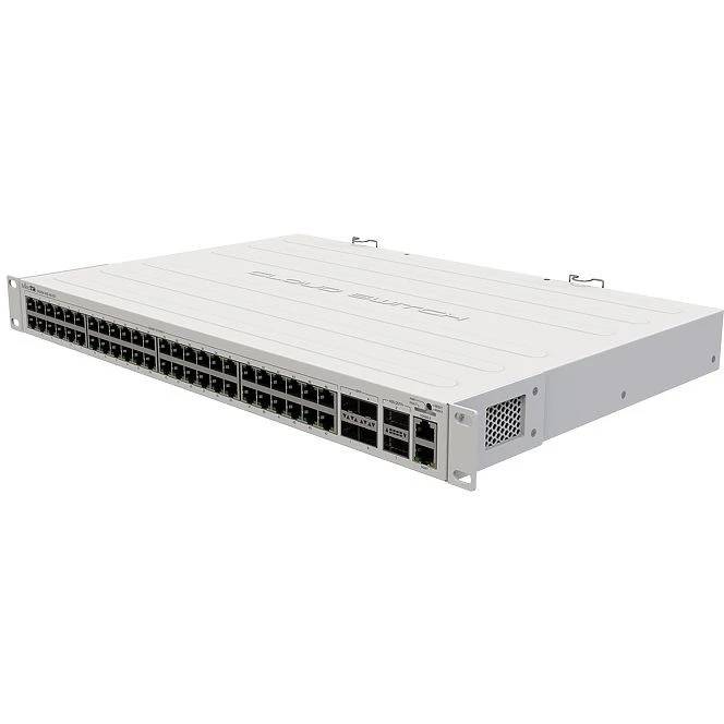 Коммутатор Mikrotik Cloud Router Switch CRS354-48G-4S+2Q+RM, 48xLAN 1Gbps, 4xSFP+, 2xQSFP+