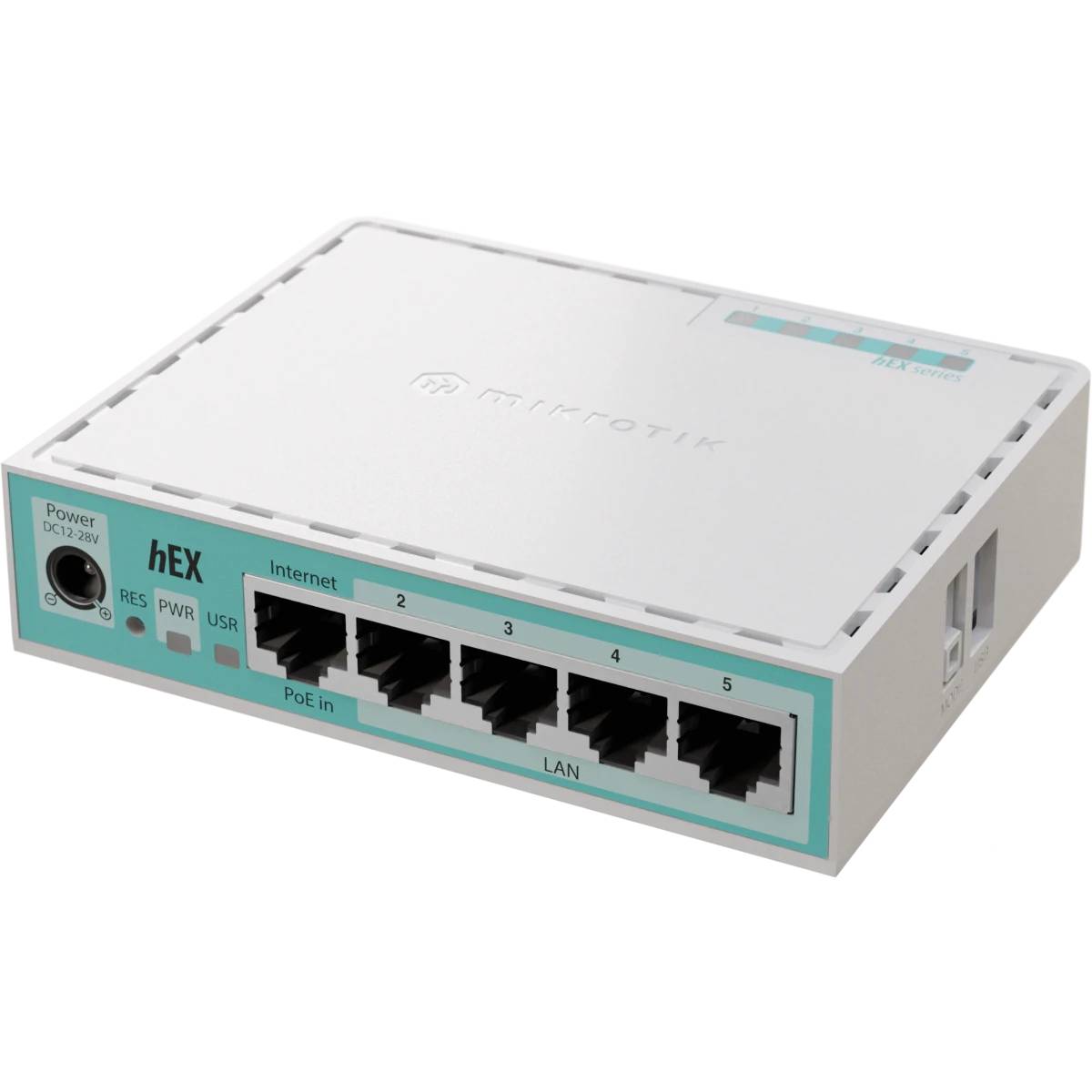 Маршрутизатор MikroTik hEX Refresh E50UG, 4xLAN 1Gbps, 1xWAN, USB