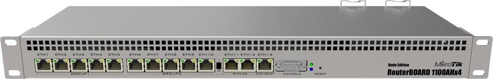 Маршрутизатор Mikrotik RB1100Dx4 Dude Edition, 13xLAN 1Gbps