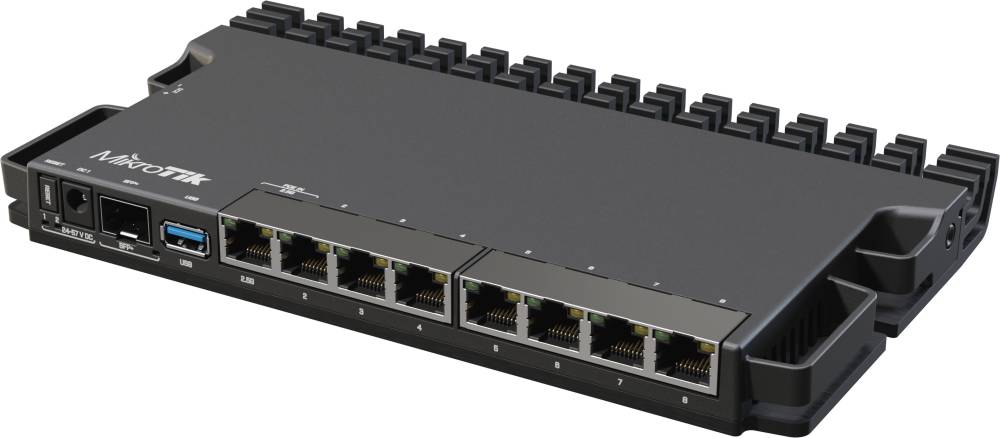 Маршрутизатор Mikrotik RB5009UG+S+IN, 7xLAN 1Gbps, 1xLAN 2.5Gbps, 1xSFP+, USB