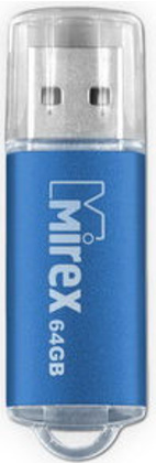 64Gb Mirex UNIT AQUA 13600-FMUAQU64, USB2.0