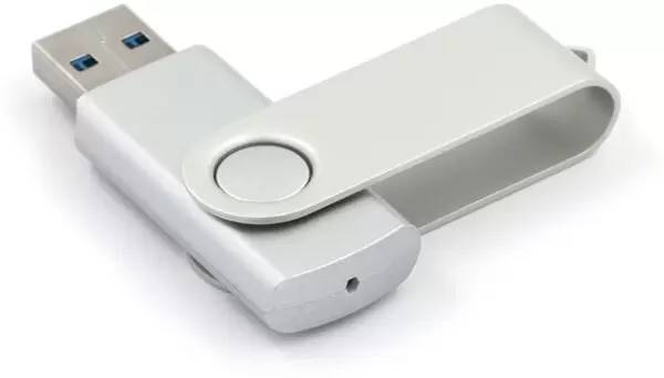 256Gb Mirex Color Blade Swivel 3.0 13600-FM3SS256, USB3.0, серебристый