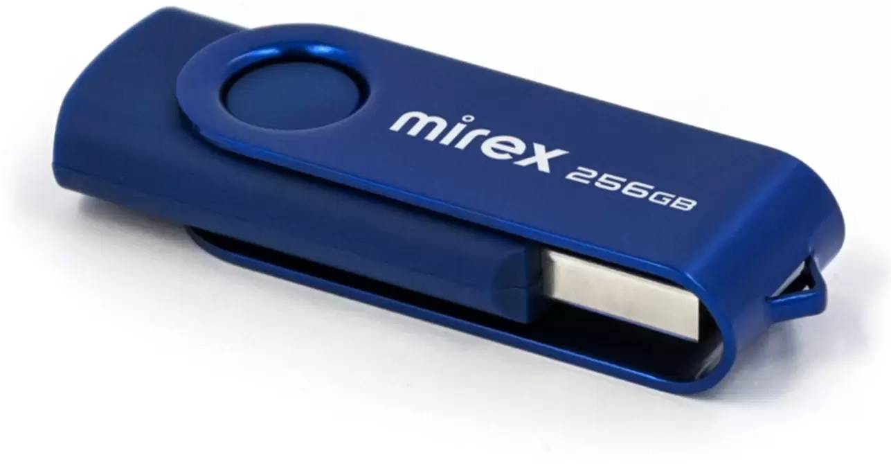 256Gb Mirex Color Blade Swivel 2.0 13600-FMUSB256, USB2.0, синий