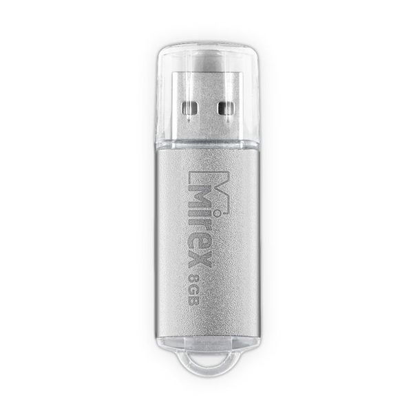 8Gb Mirex UNIT SILVER 13600-FMUUSI08, USB2.0