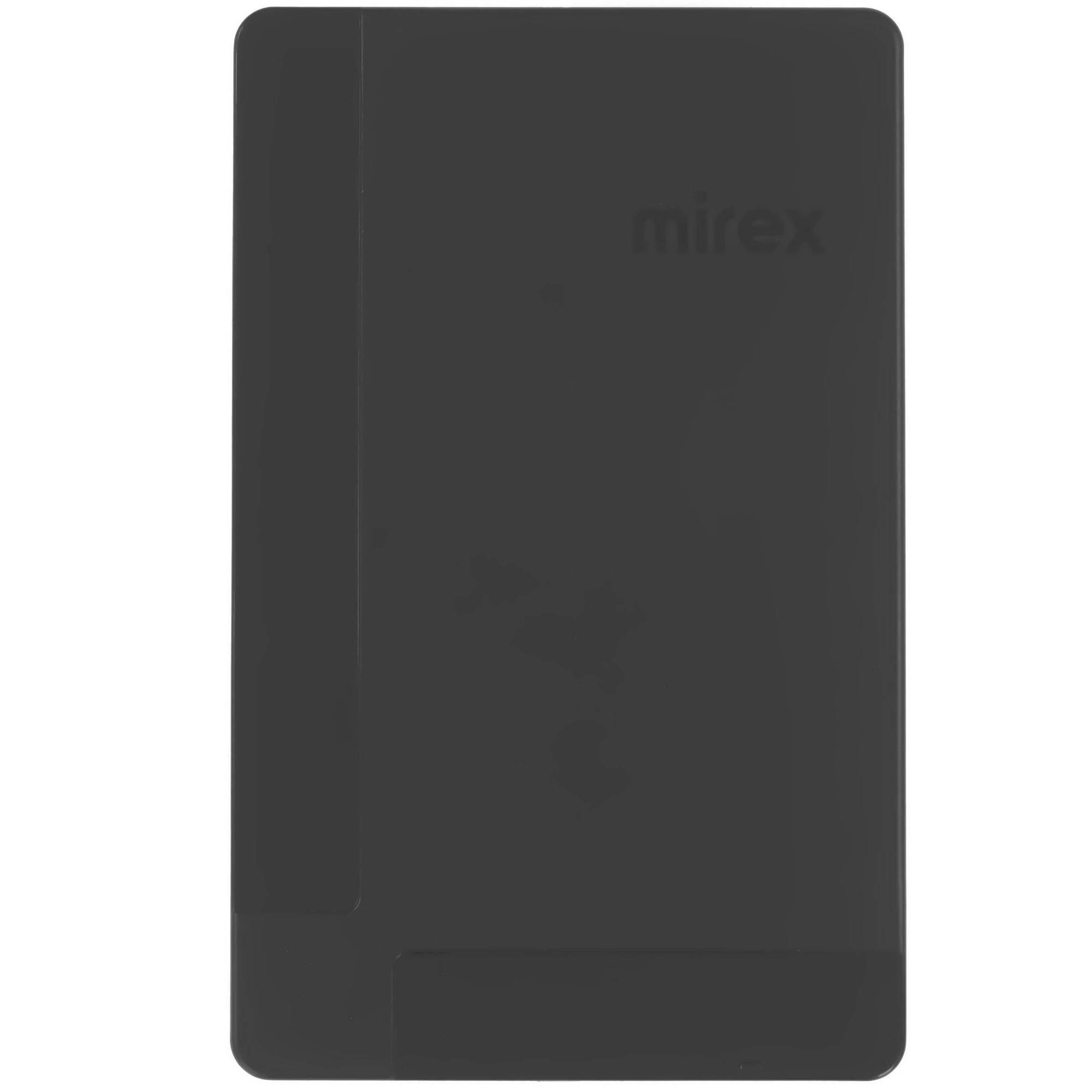 Внешний HDD 1Tb Mirex UNIVERSE BLACK 1TB (13630-UHDUVB10), 2.5", USB3.2, Black