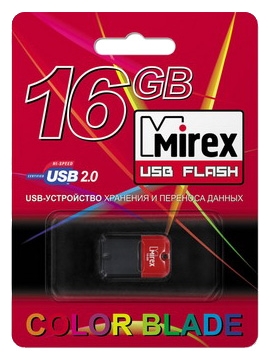 16Gb Mirex ARTON RED 13600-FMUART16, USB2.0