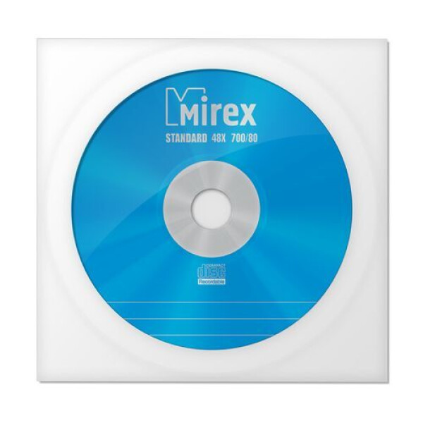 CD-R disk 48x/700Mb Mirex UL120051A8C 1шт бумажный конверт с окном