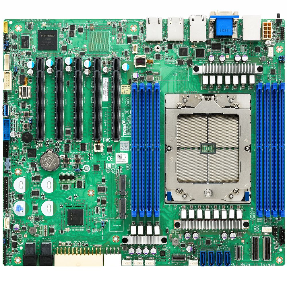 Материнская плата Mitac S8050GM2NE, SP5, (VGA), 8xDDR V, mini-ITX