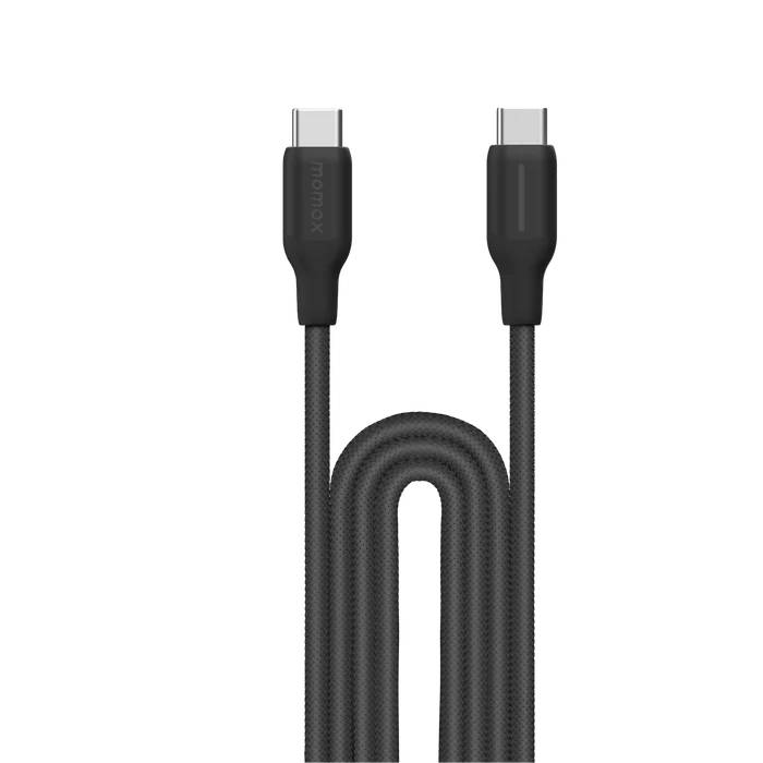 Кабель USB Type-C - USB Type-C, 2м, Momax DC25D, 100W, Black