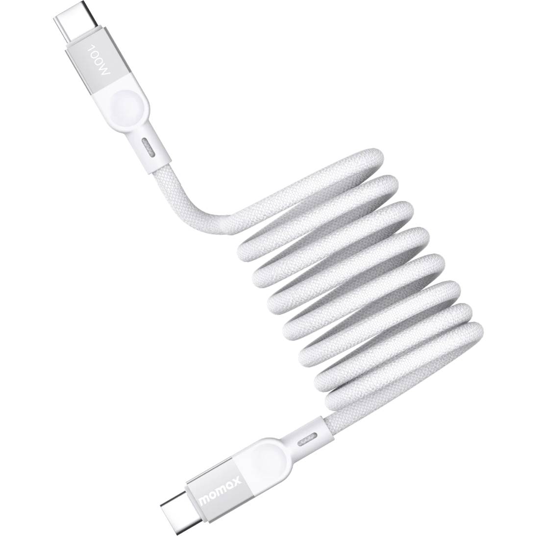 Кабель USB2.0 Type-C (M) - USB2.0 Type-C (M), 1м, Momax Mag.Link DC35W, White