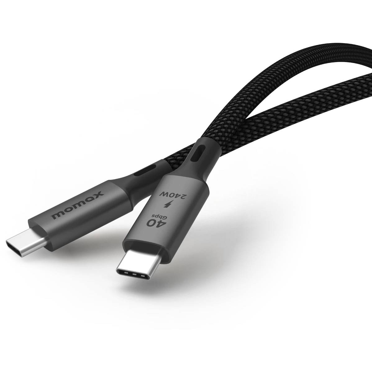 Кабель USB Type-C - USB Type-C, 1м, Momax DC39D, 240W, Black