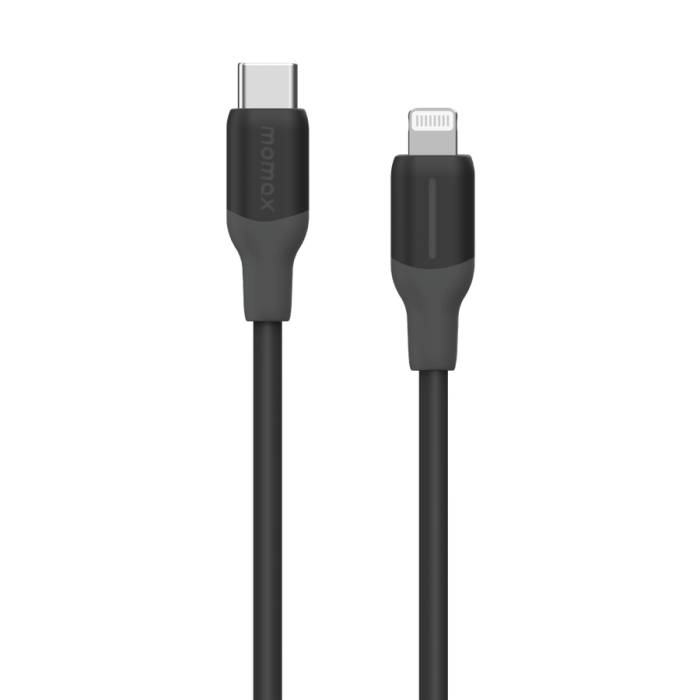 Кабель USB Type-C - Lightning, 1.2м, Momax DL53D, 30W, Black