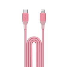 Кабель USB Type-C - Lightning, 1.2м, Momax DL53P, 30W, Pink