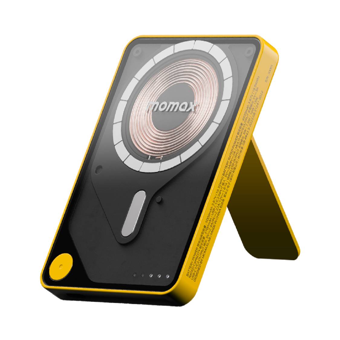 Внешний аккумулятор 5000мАч Momax IP131 1-Power X Pro Yellow (IP131HKY)
