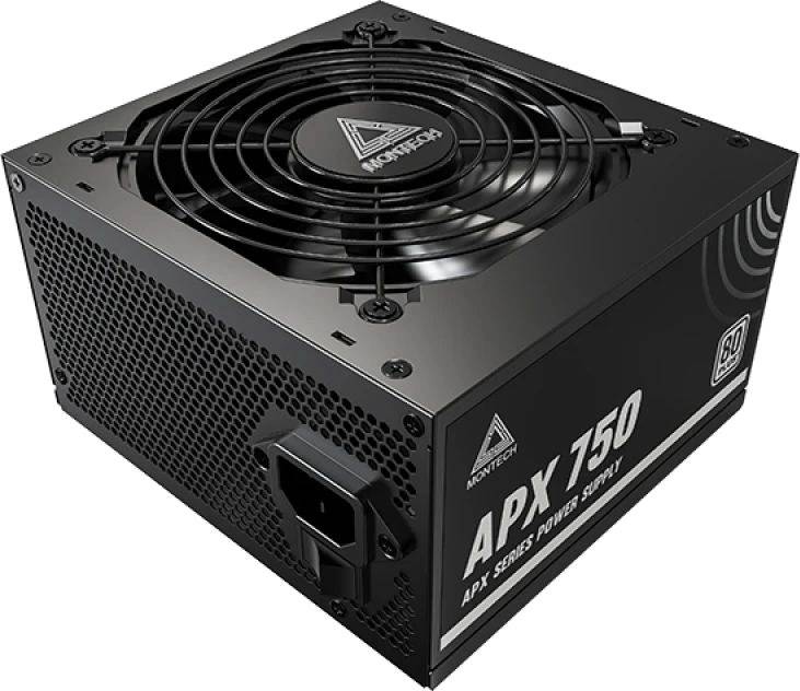 Блок питания 750Вт, Montech APX 750, 80 Plus White, APFC, ATX