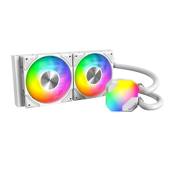 Жидкостное охлаждение Montech HyperFlow ARGB 240 White (LGA1700 Ready)