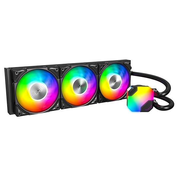 Жидкостное охлаждение Montech HyperFlow ARGB 360 Black (LGA1700 Ready)
