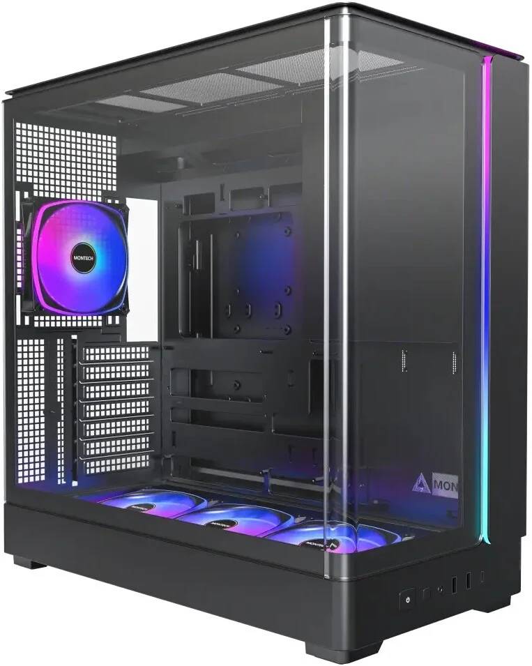 Корпус Montech KING 45 PRO Black, без БП, ATX