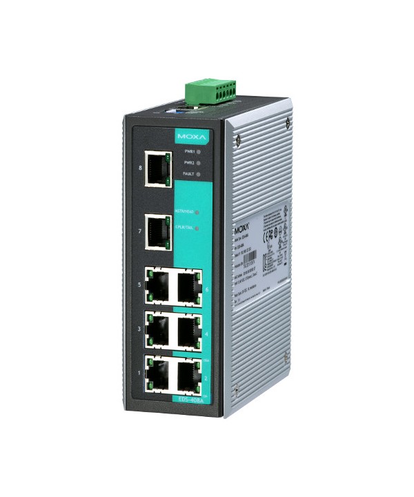 Коммутатор Moxa EDS-408A-T, 8xLAN 100Mbps