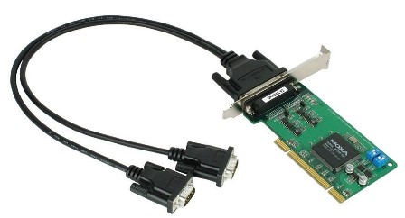 Контроллер RS422/485, 2xCOM9 (RS-422/485), Moxa CP-132EL, PCI-Ex1