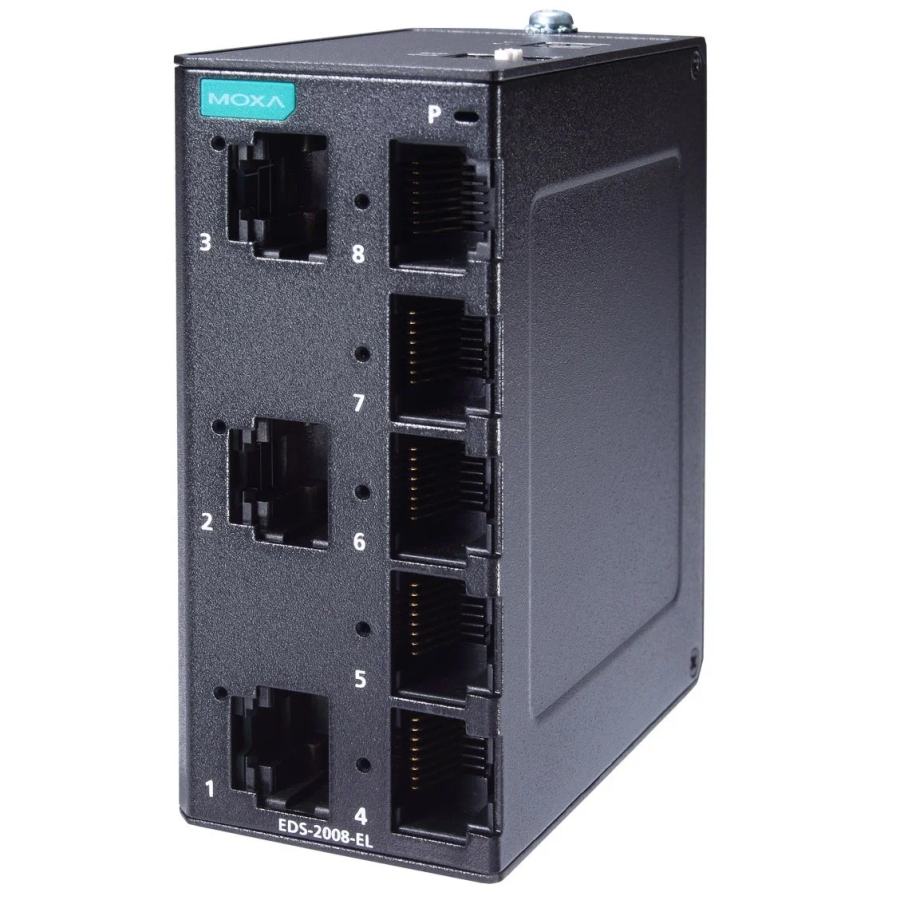 Коммутатор Moxa EDS-2008-EL, 8xLAN 100Mbps