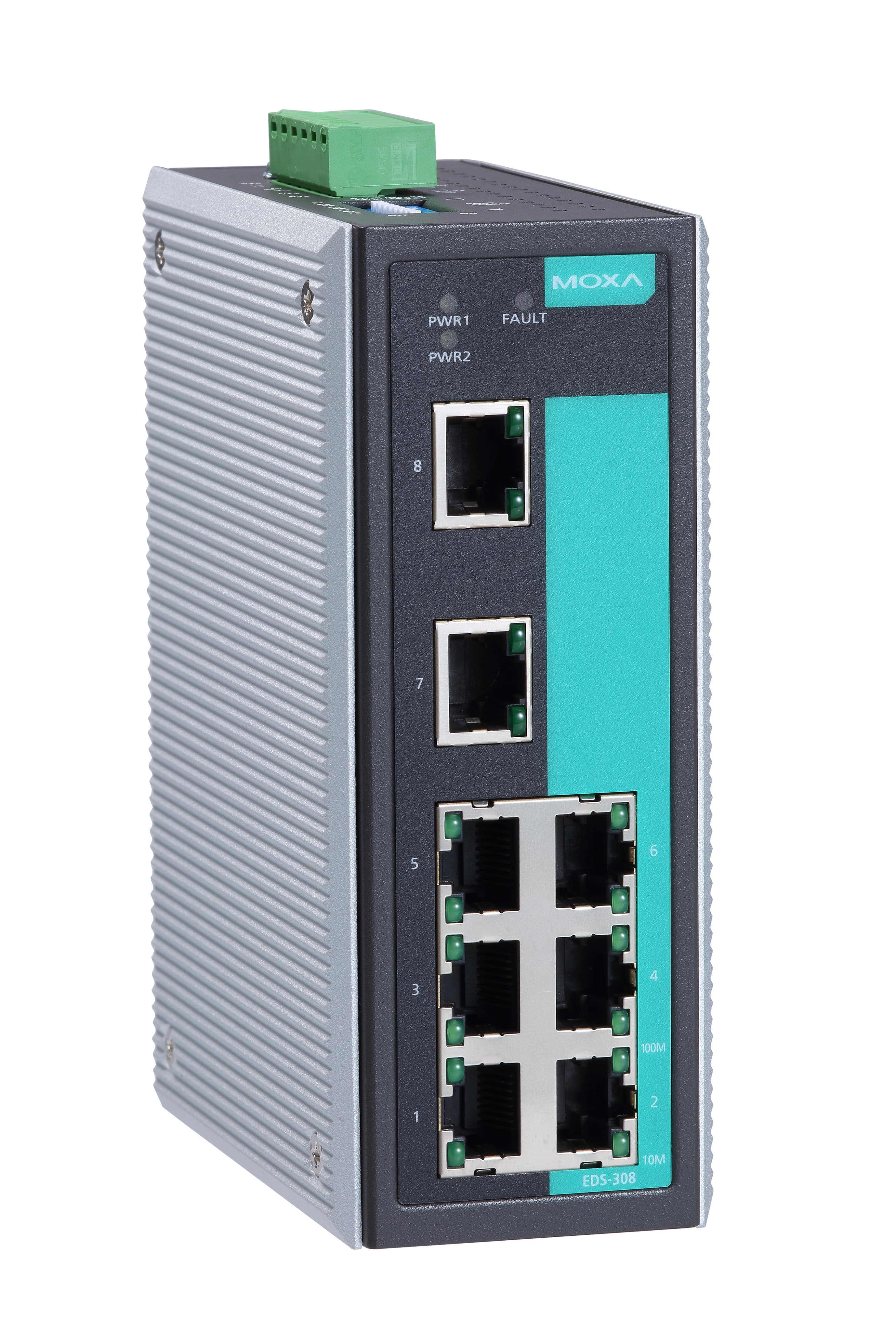 Коммутатор Moxa EDS-308-T, 8xLAN 100Mbps