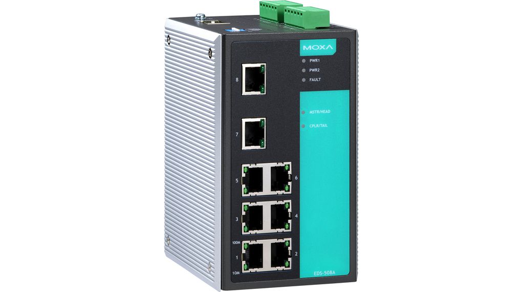 Коммутатор Moxa EDS-508A, 8xLAN 100Mbps