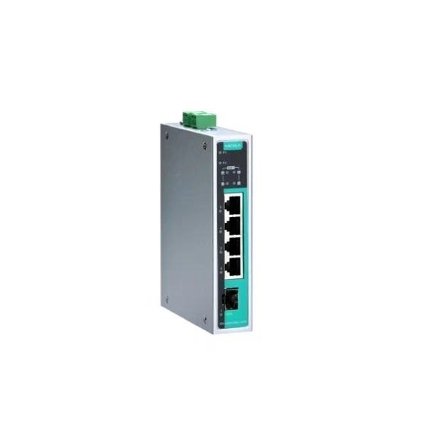Коммутатор Moxa EDS-G205A-4PoE-1GSFP-T, 5xLAN 1Gbps, PoE