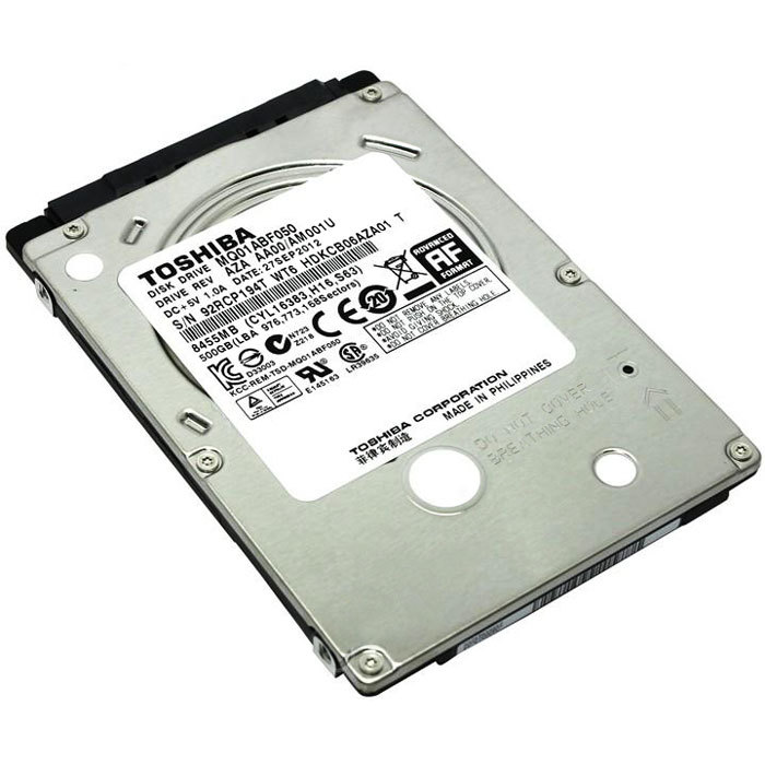 500Gb Toshiba MQ01ABF050, 5400rpm, 2.5", SATA III, 8Mb