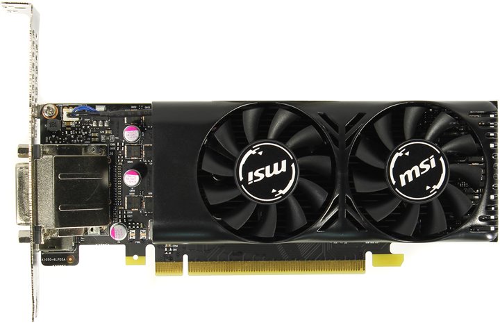 Видеокарта GeForce GTX 1050 Ti, 4Gb DDR5 128bit, MSI GTX 1050 TI 4GT LP, RTL