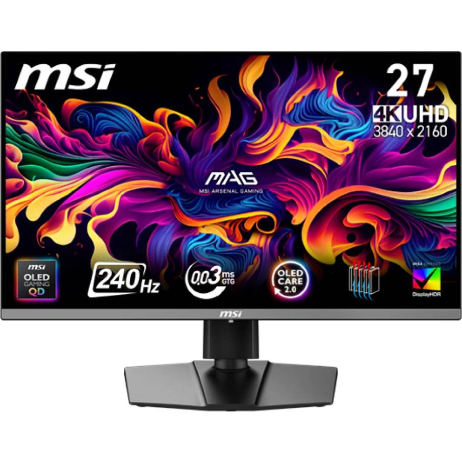Монитор 27" MSI MAG 272UP QD-OLED X24, 3840x2160, QD-OLED, 240Hz (2xHDMI, DP) (9S6-3CD79A-031)