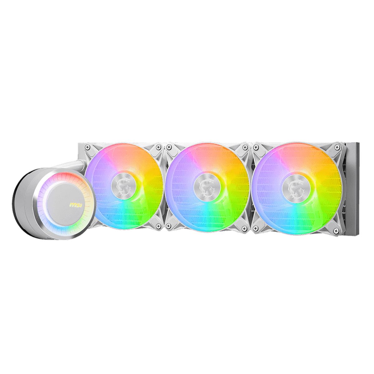 Жидкостное охлаждение MSI MAG CORELIQUID E360 WHITE (306-7ZW6E27-C24) (LGA1700 Ready)