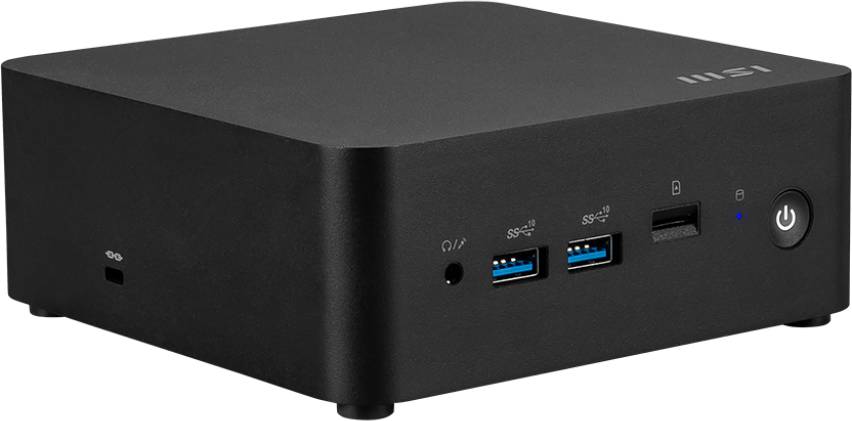 Неттоп MSI CCubi NUC 1M-053BRU, Core 3 100U/ 2xSODIMM DDR V/ 1x2.5" SATA/ 2xM.2/ Black (936-B0B111-053)