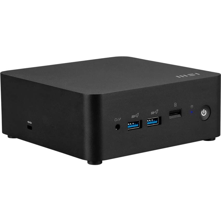 Неттоп MSI CCubi NUC 1M-052BRU, Core 5 120U/ 2xSODIMM DDR V/ 1x2.5" SATA/ 2xM.2/ Black (936-B0B111-080)