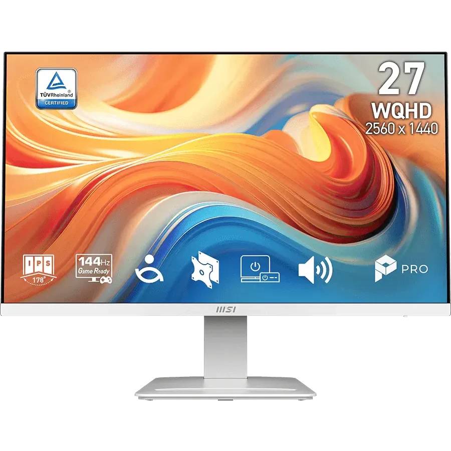 Монитор 27" MSI Pro MP273QW E14, 2560x1440, IPS, 144Hz, Speakers (HDMI, DP) (9S6-3PE2CH-059)