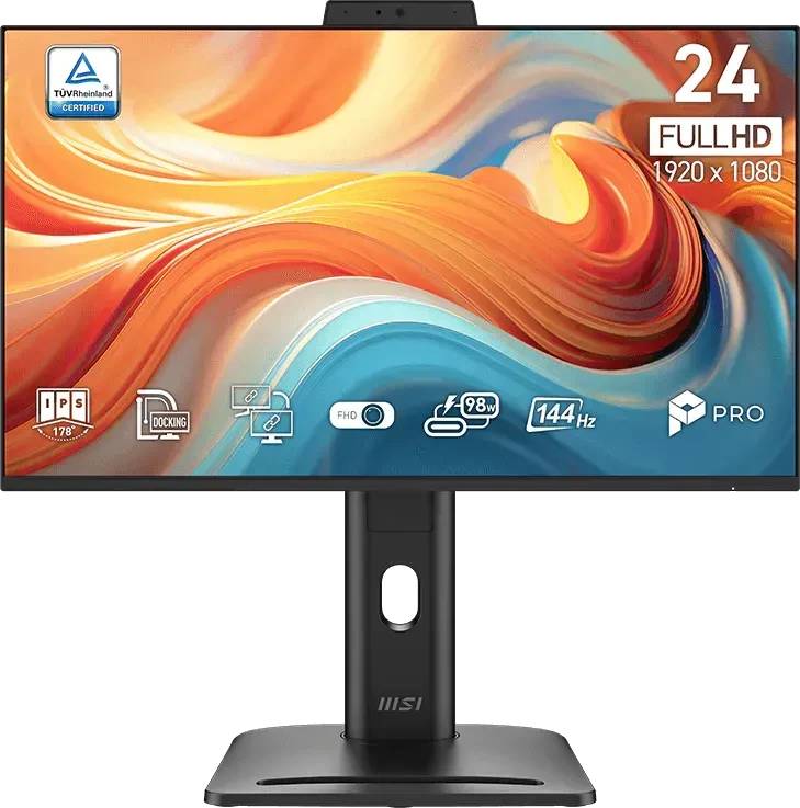 Монитор 23.8" MSI Pro MP245PDG E14, 1920x1080, IPS, 144Hz, Speakers (HDMI, DP) (9S6-3PF39M-005)